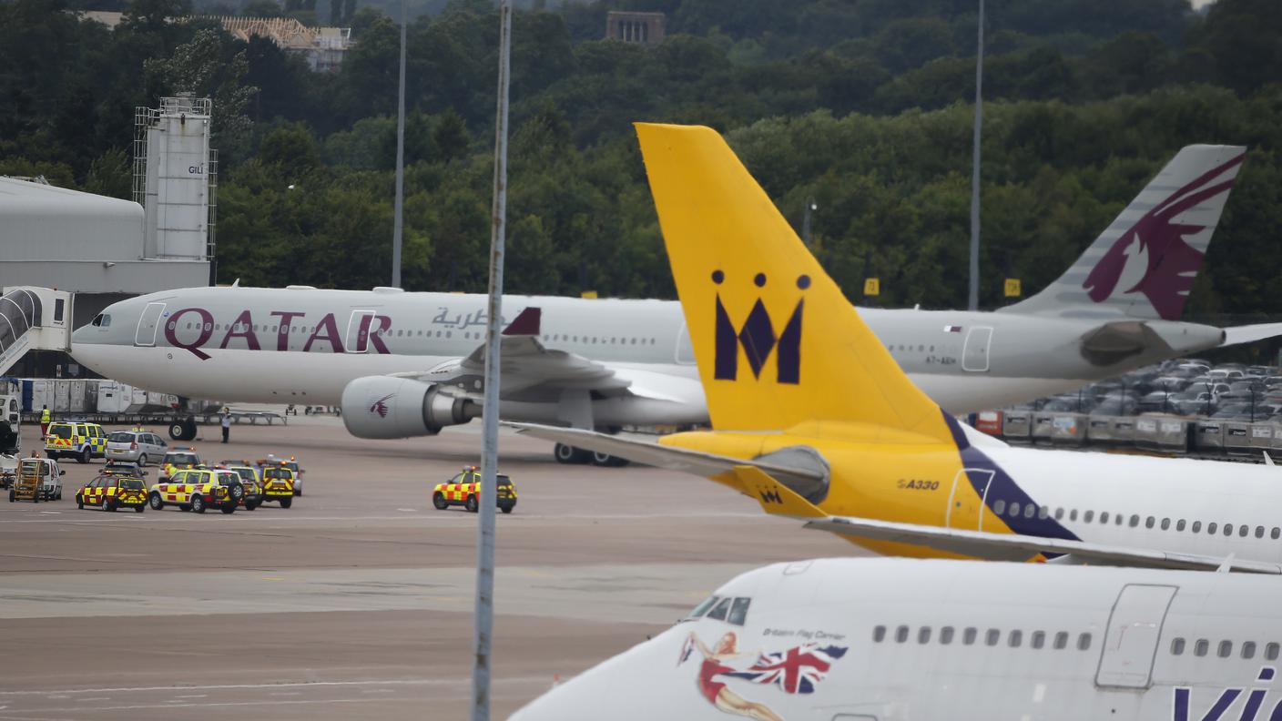L'Airbus della Qatar Airways