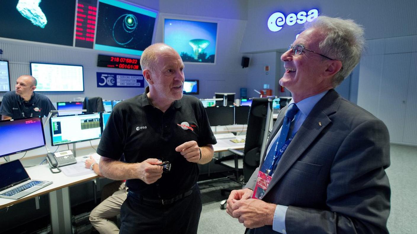 All'Agenzia spaziale europea si festeggia