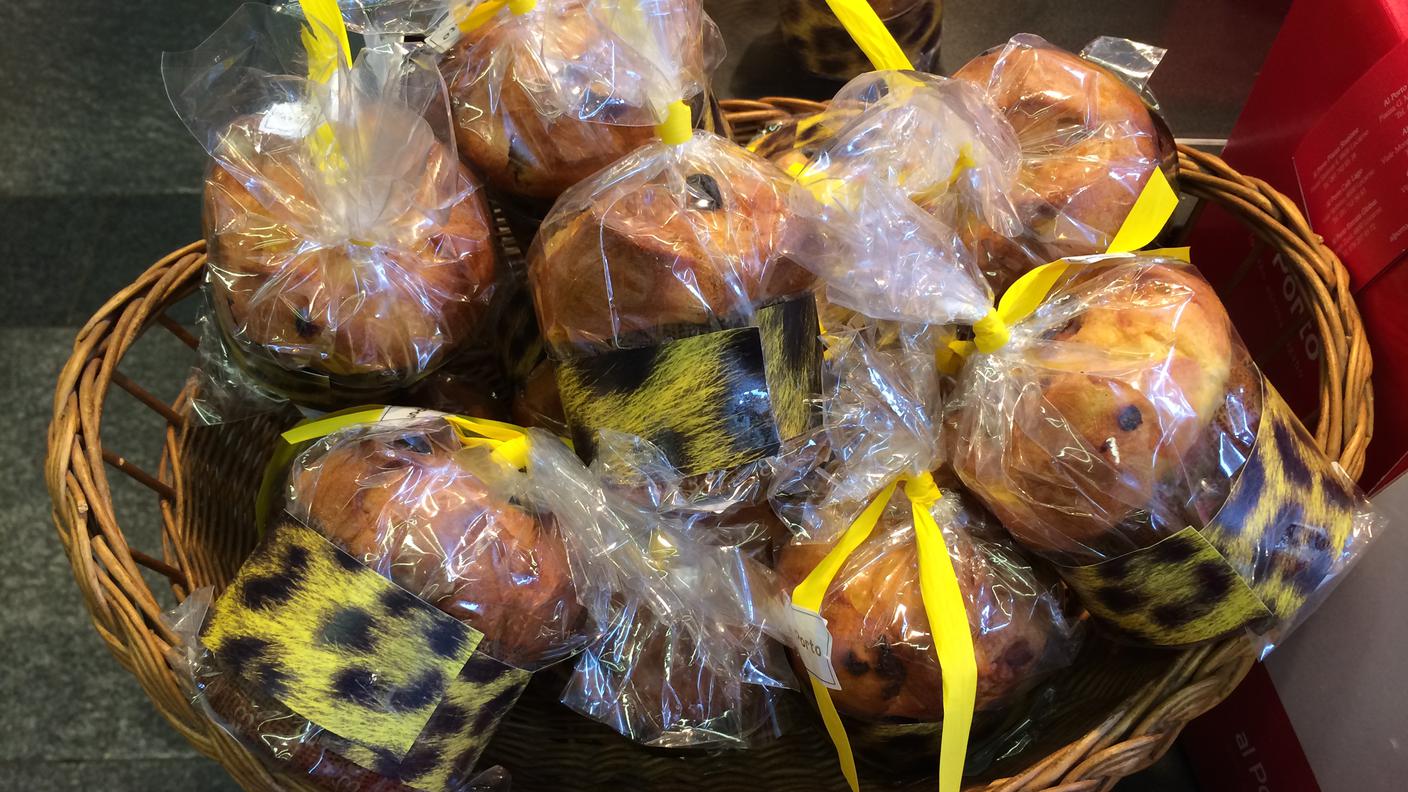 Anche il panettone si è tinto di giallo e nero