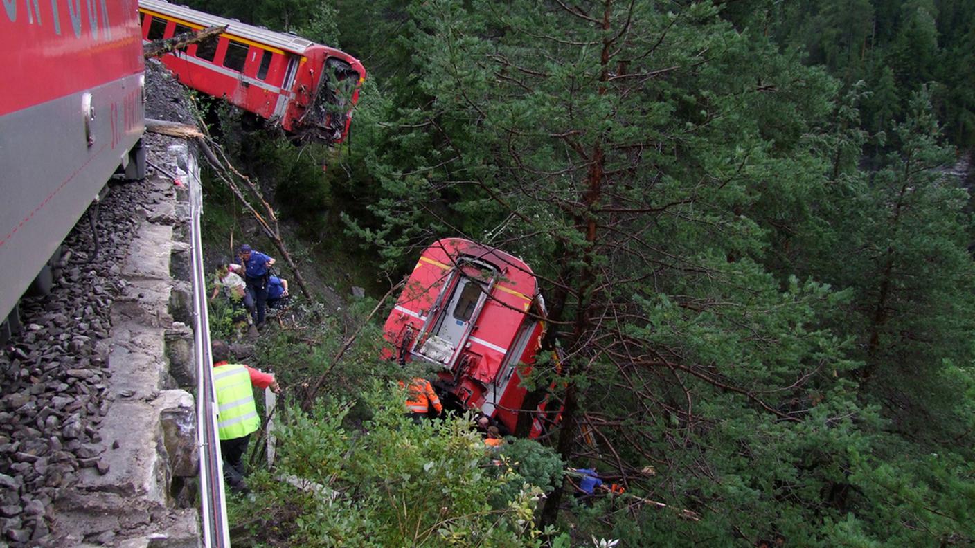 Il treno nel dirupo