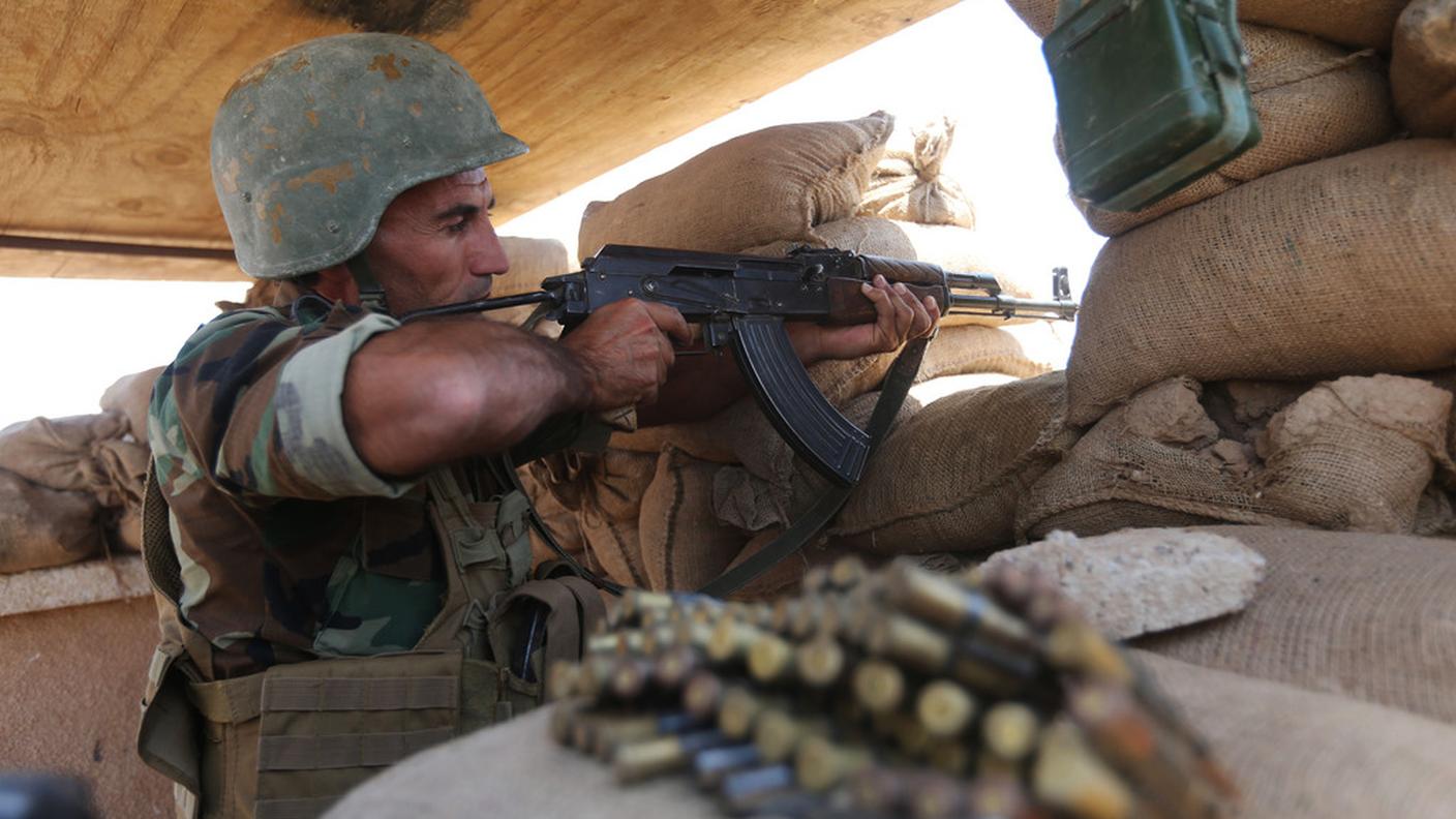 Peshmerga in azione