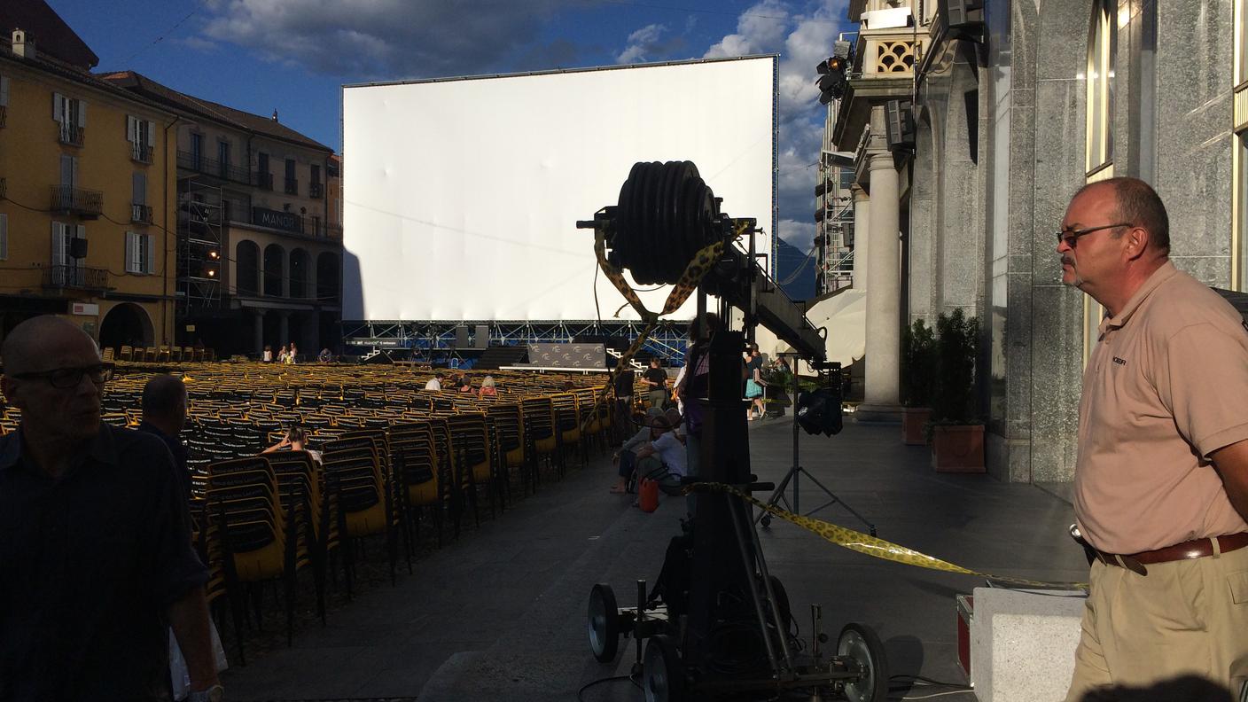 Una telecamera riprenderà il pubblico dall'alto