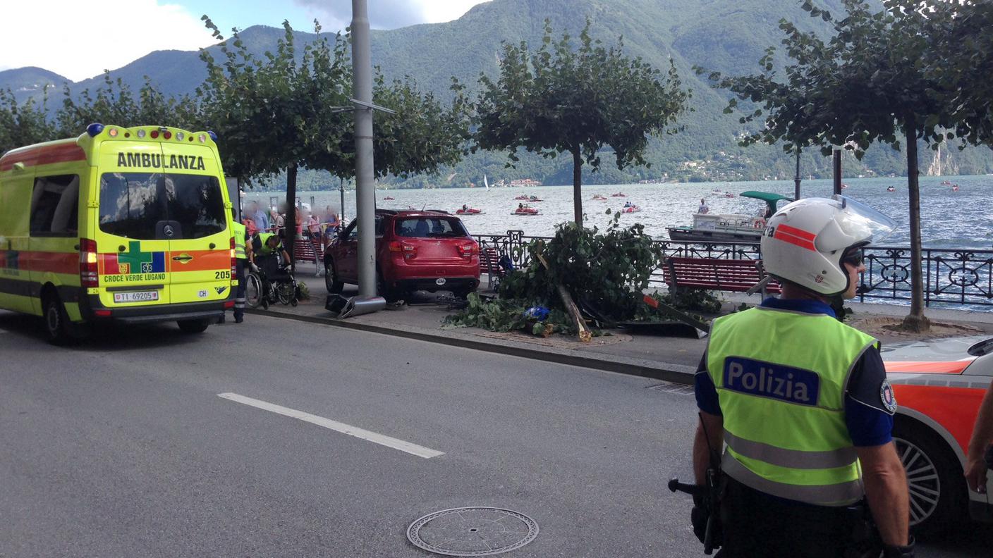 Auto fuori controllo