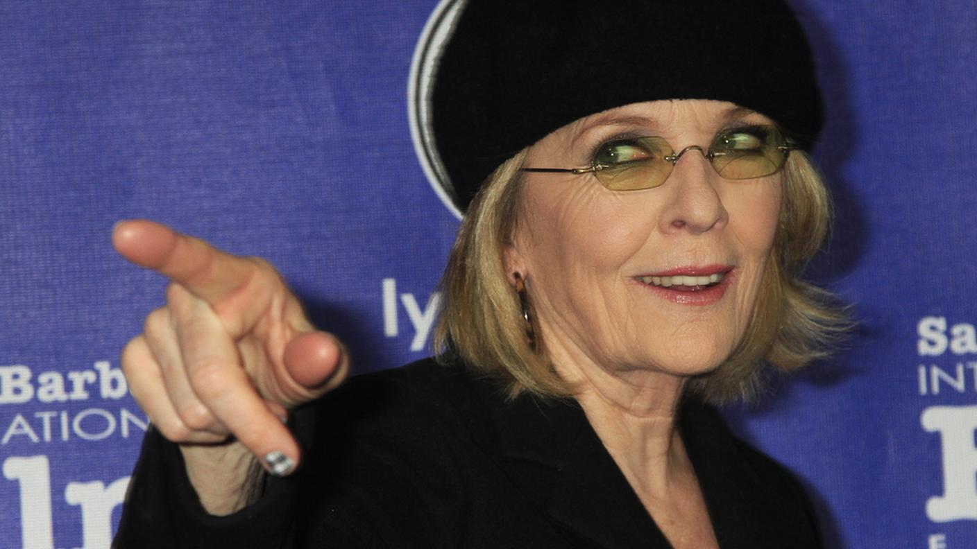 Diane Keaton in una foto di quest'anno