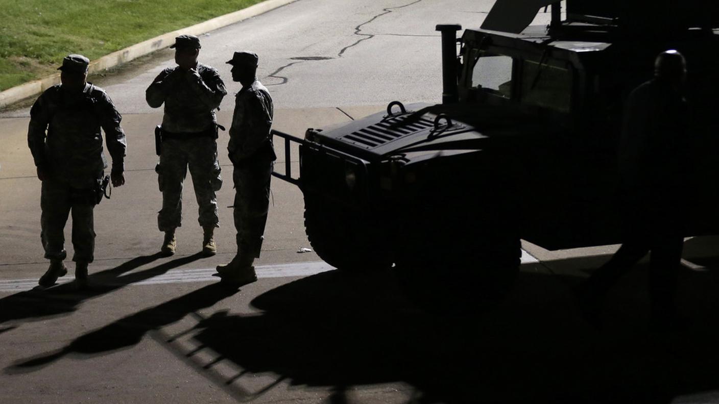 La Guardia nazionale era stata chiamata a Ferguson lunedì