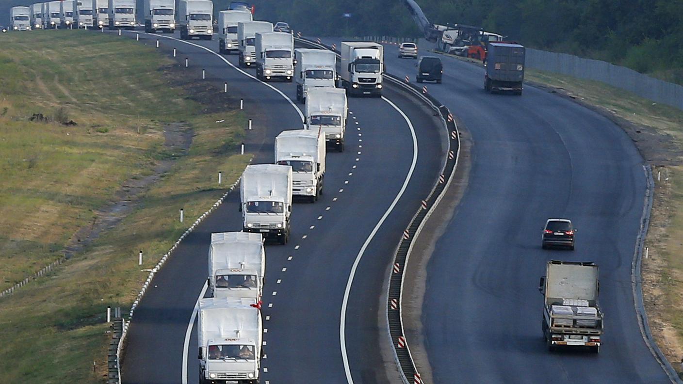 Il convoglio conterebbe 280 camion