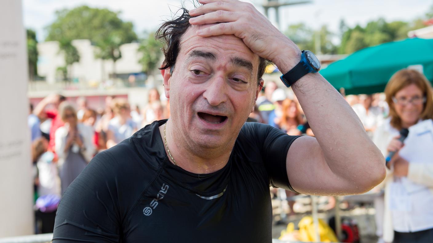 Marco Borradori al termine della prova