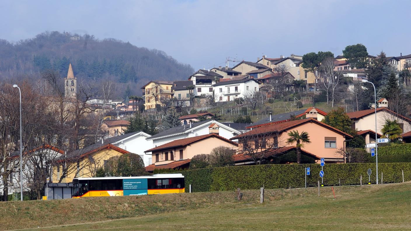 La località del Luganese