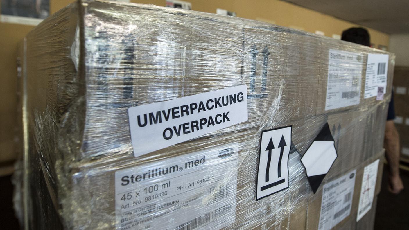 Il materiale è diretto in Liberia