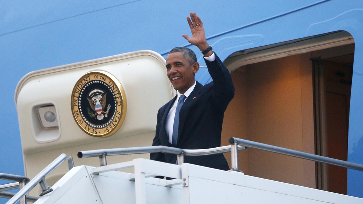 L'arrivo di Obama a Tallinn