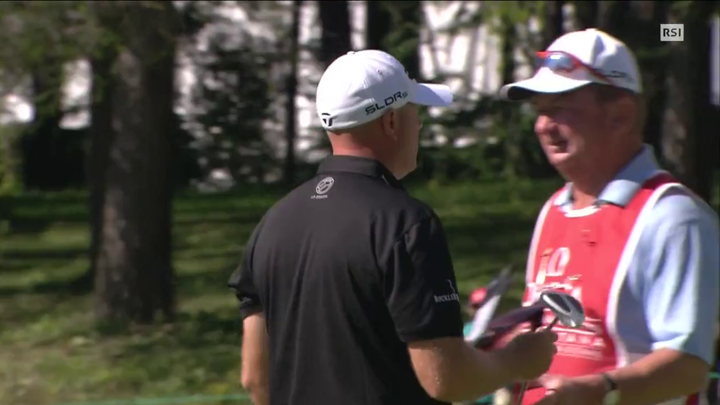 Crans Montana, l'"hole-in-one" di Graeme Storm (06.09.2014)
