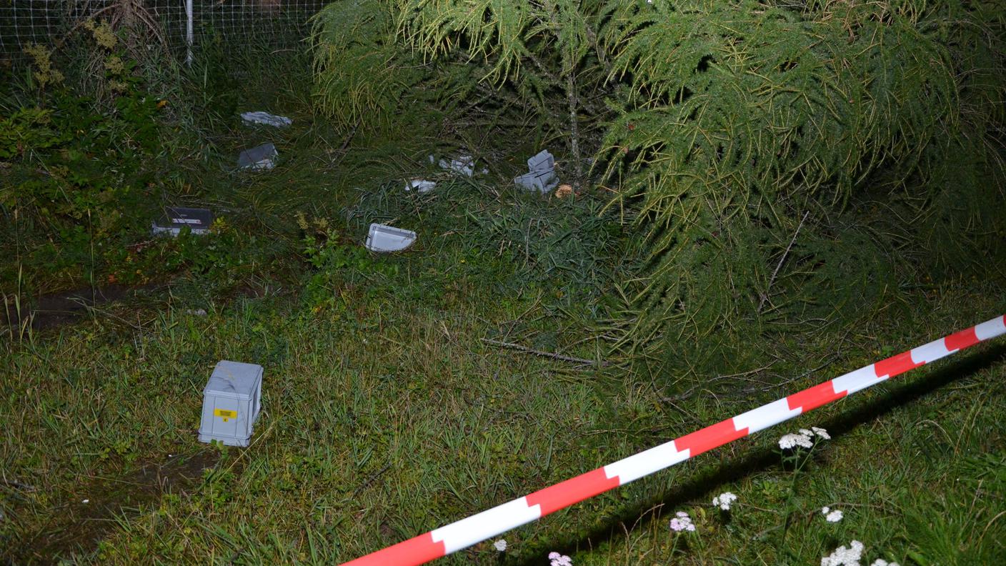 Il veicolo militare precipitato ad Airolo