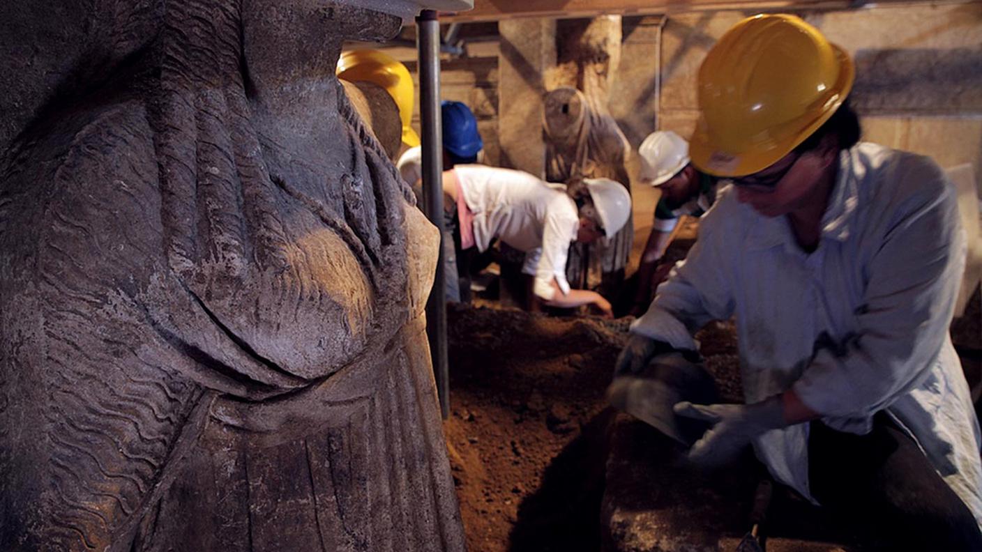 Finora, meno della metà del sepolcro è stata esplorata