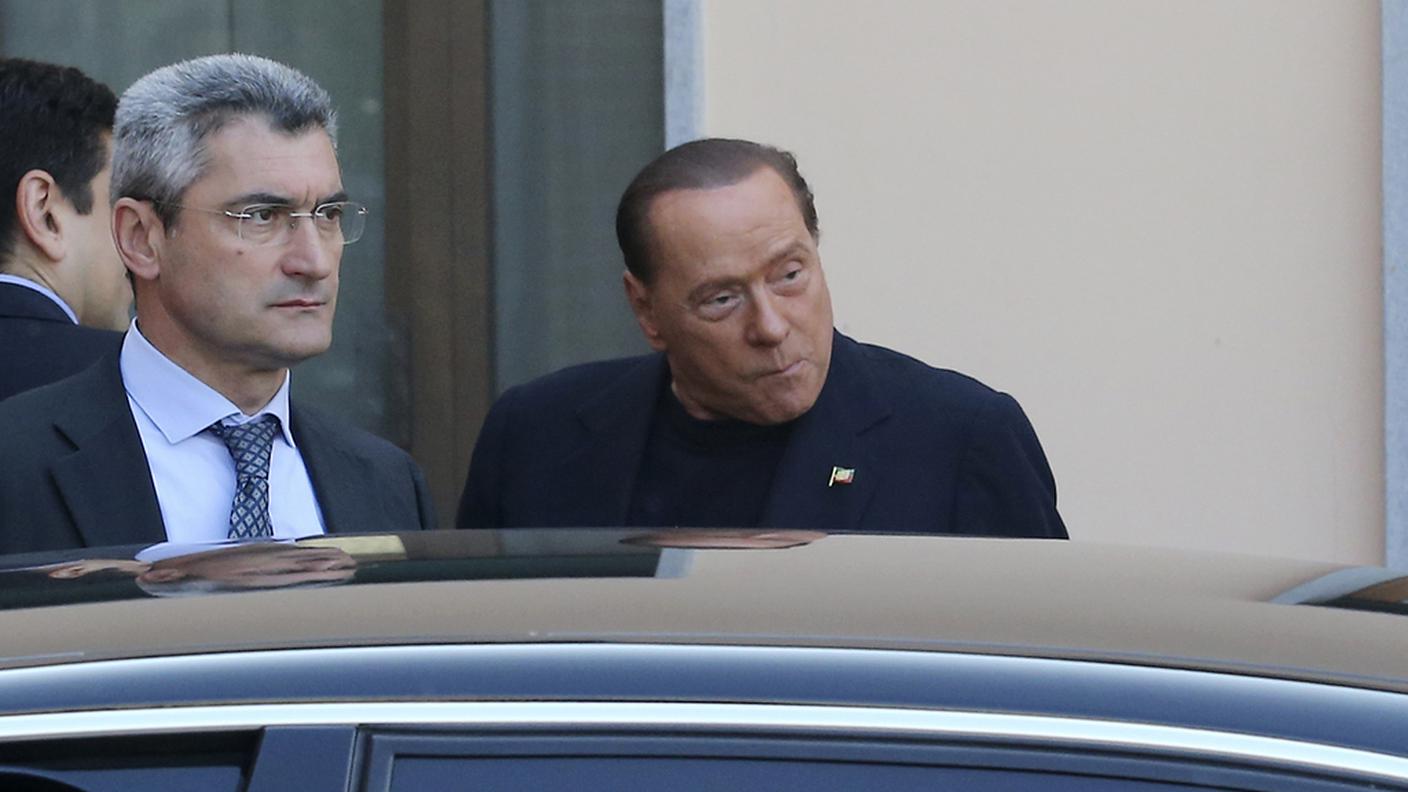 Berlusconi all'istituto ''Sacra Famiglia'', dove sconta la pena