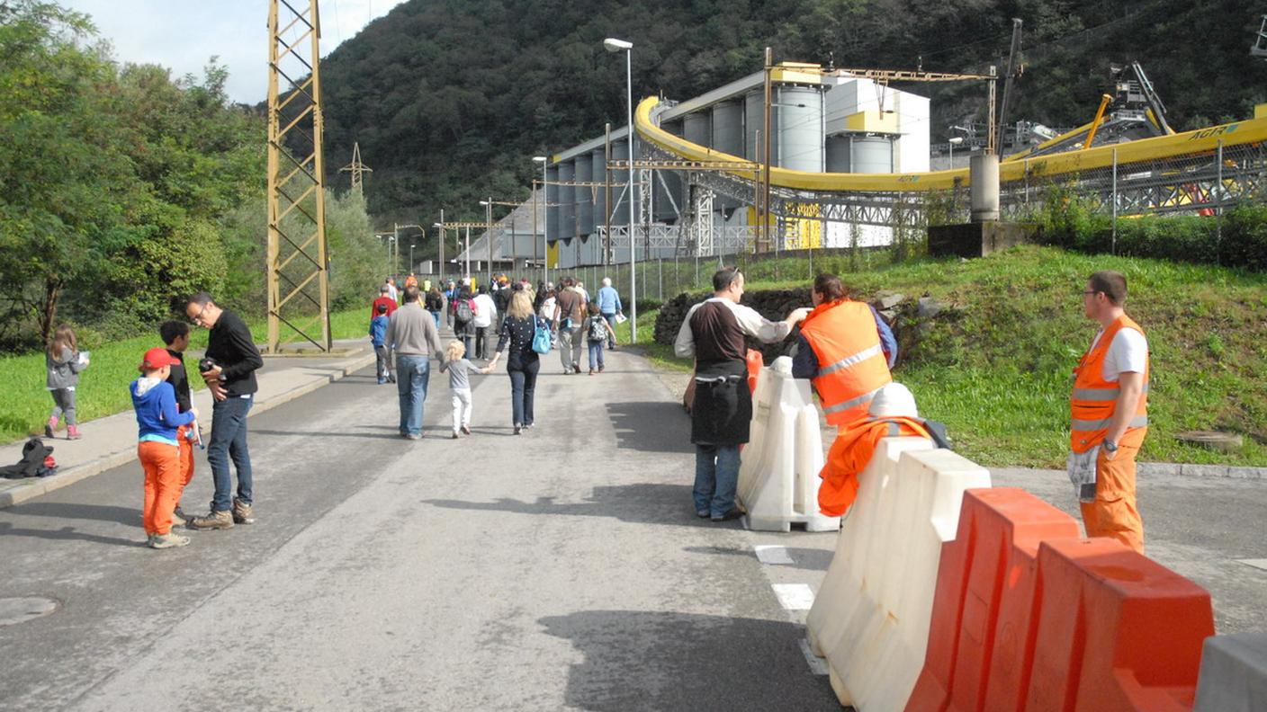 Il cantiere di Sigirino di Alptransit