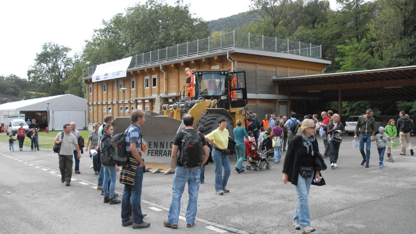 Il cantiere di Sigirino di Alptransit
