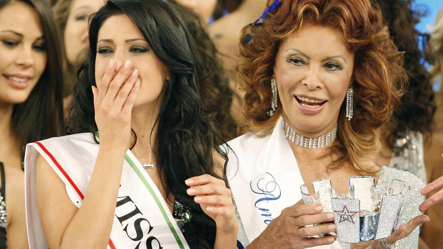 All'elezione di Miss Italia nel 2010