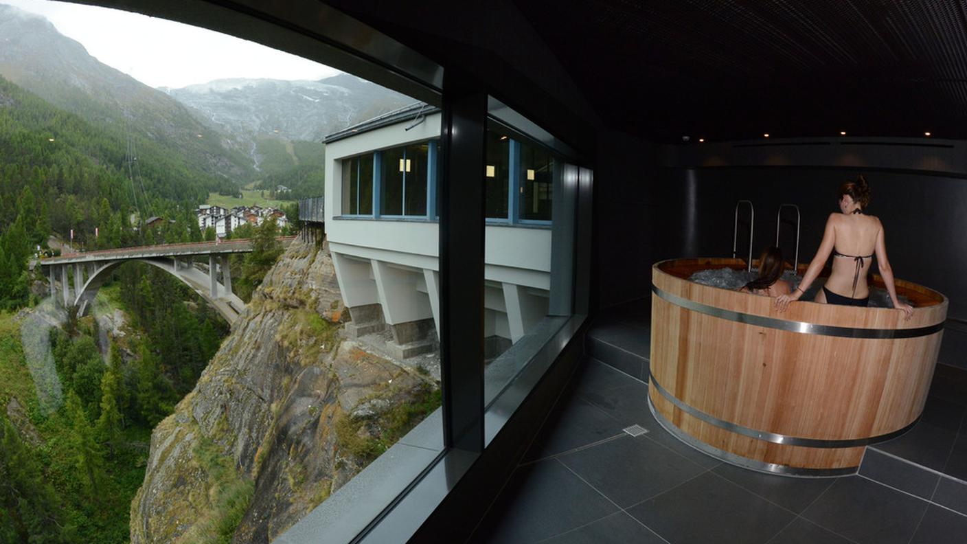 L'area benessere è di 1'900 m2