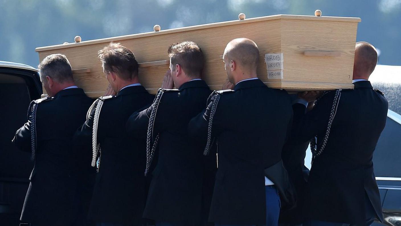Una delle vittime dell'abbattimento del volo MH17