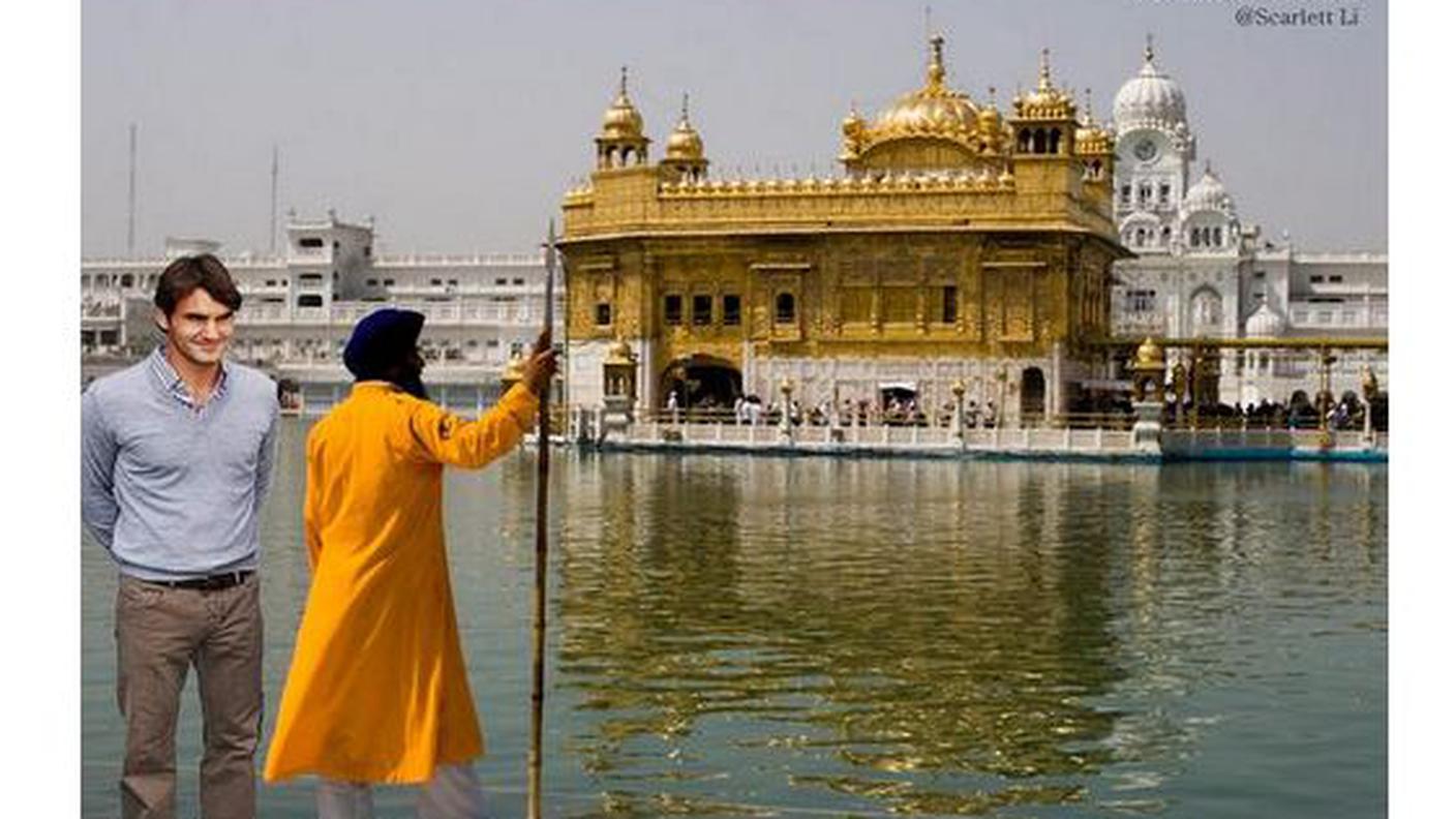 Il tempio d'oro dei sikh ad Amritsar