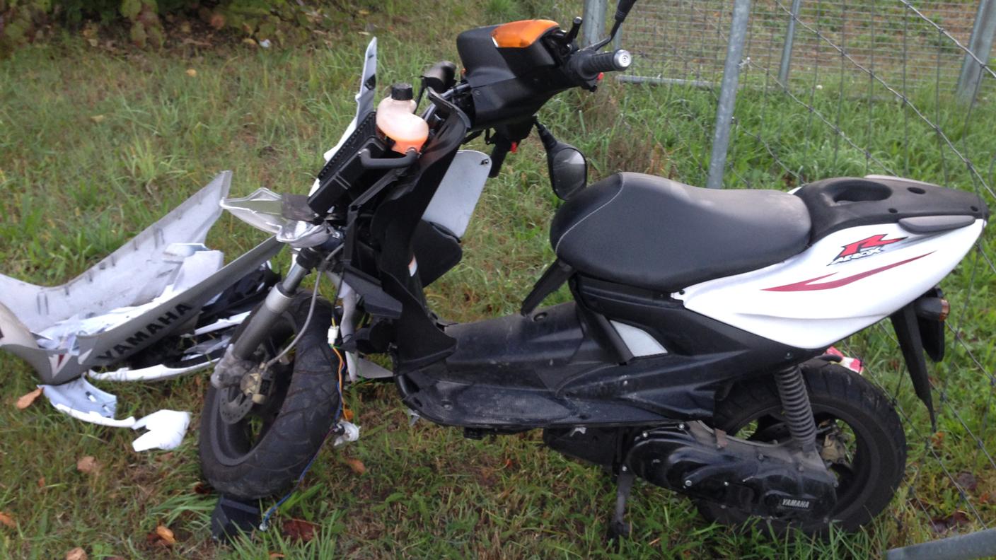 Scooterista ferito a Tenero