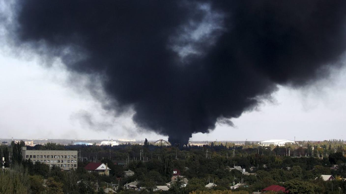 Pesanti bombardamenti giovedì a Donetsk