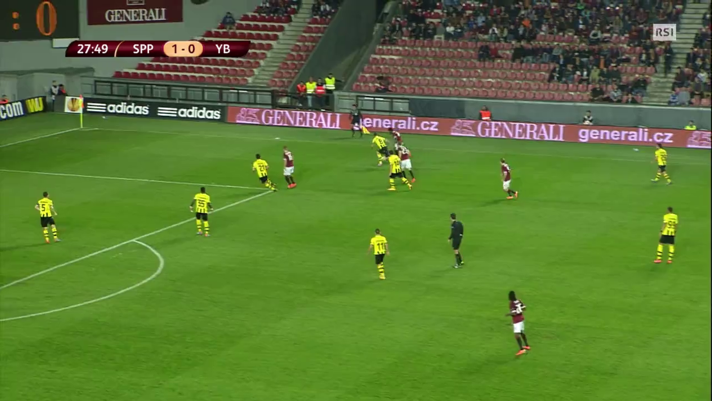 EL, Sparta Praga - Young Boys, il 2-0 di Lafata (02.10.2014)