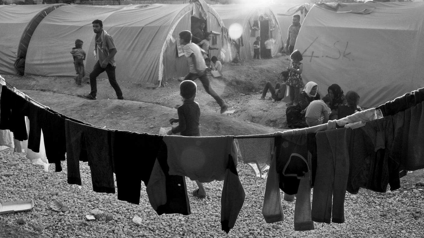 A Suruc, in questo campo profughi sono accolti 2'100 profughi dalla Siria