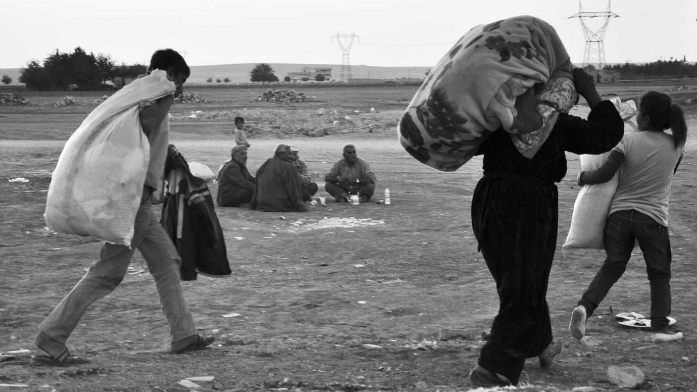 Appena arrivati, hanno superato il confine con la Turchia un'ora prima