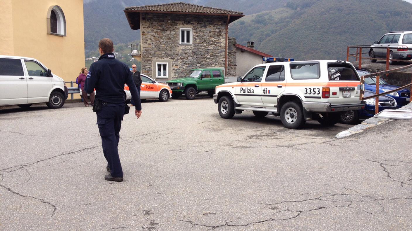 L'intervento della polizia