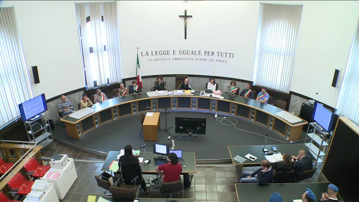 Aula tribunale italiano