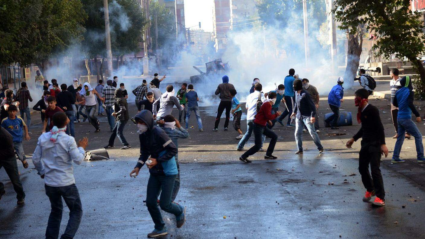 Manifestazioni nelle piazze turche