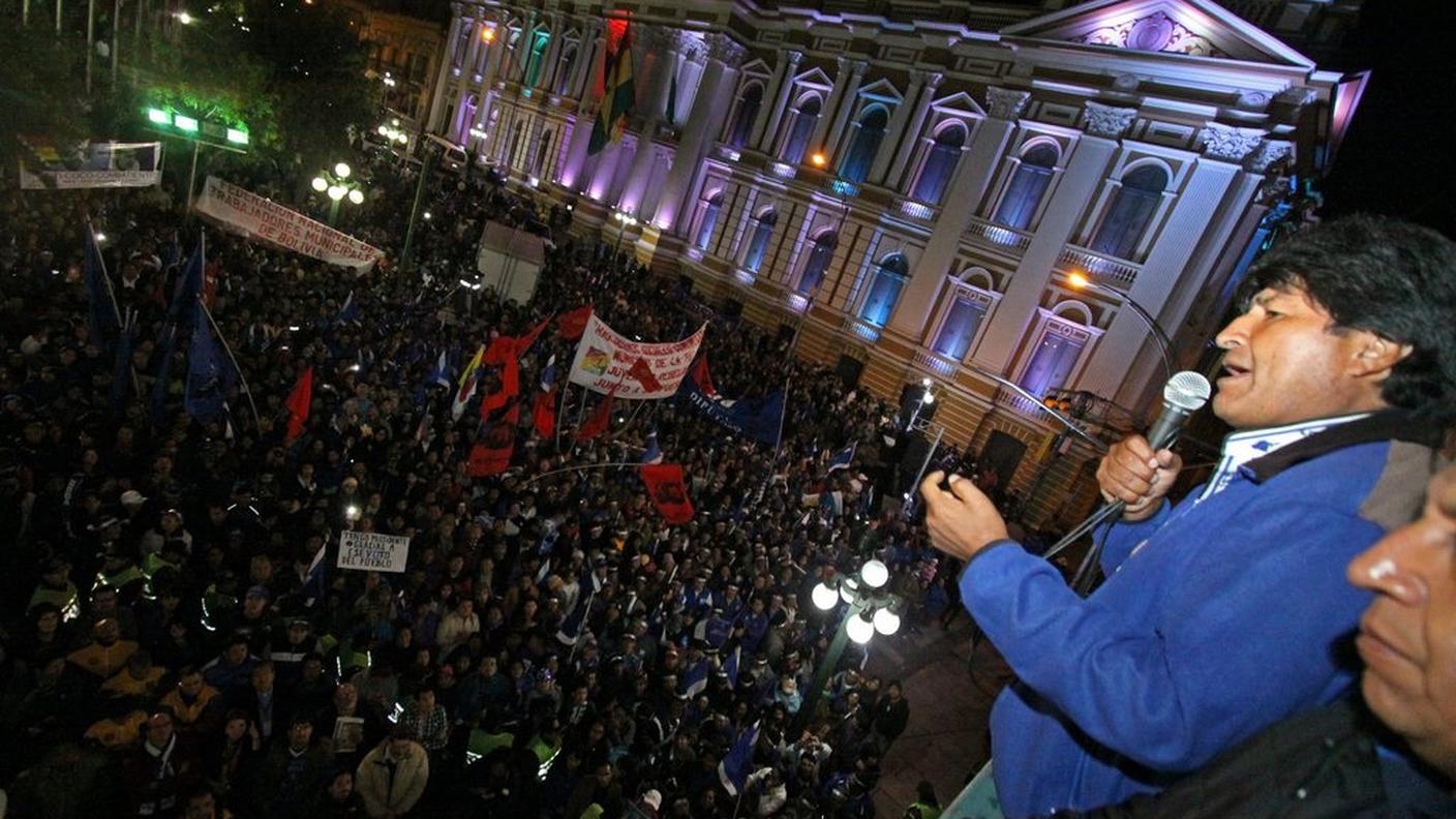 Piazza Murillo in festa a La Paz 