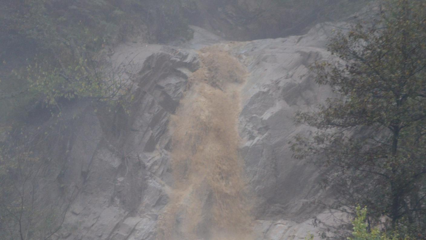 Acqua e fango ovunque