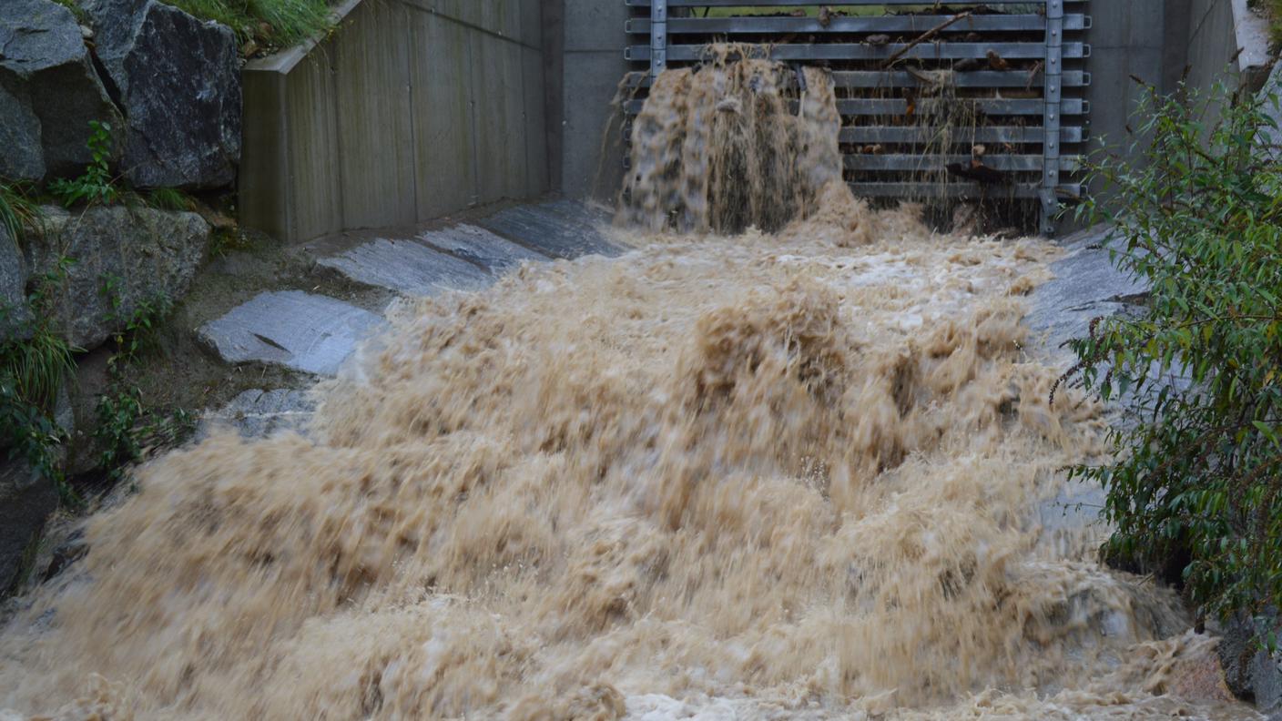 Acqua e fango ovunque