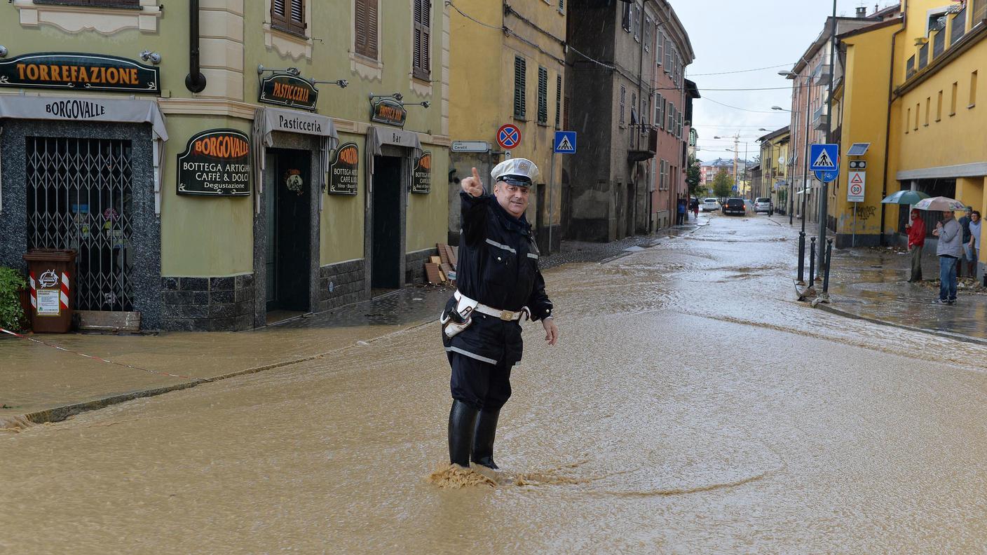 Novi ligure sott'acqua