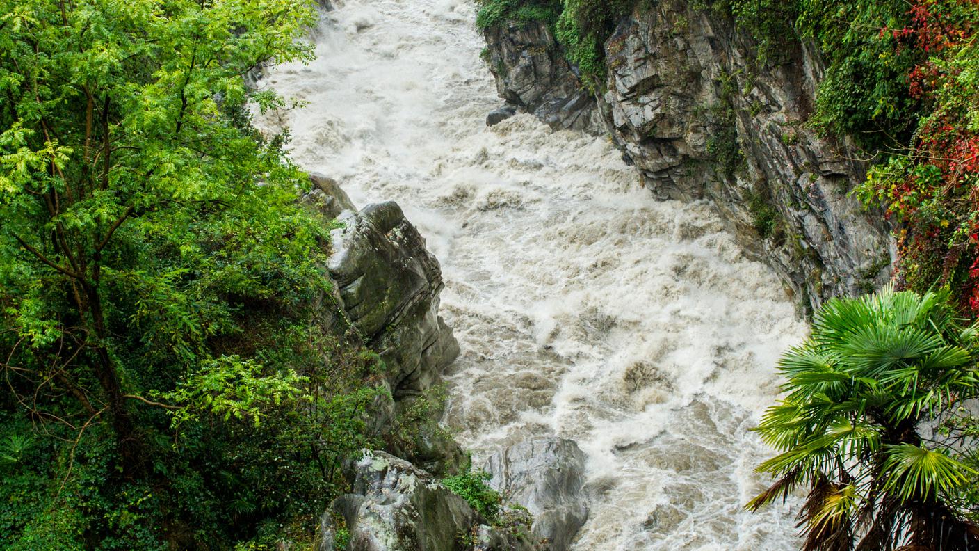 La Maggia nelle gole di Ponte Brolla