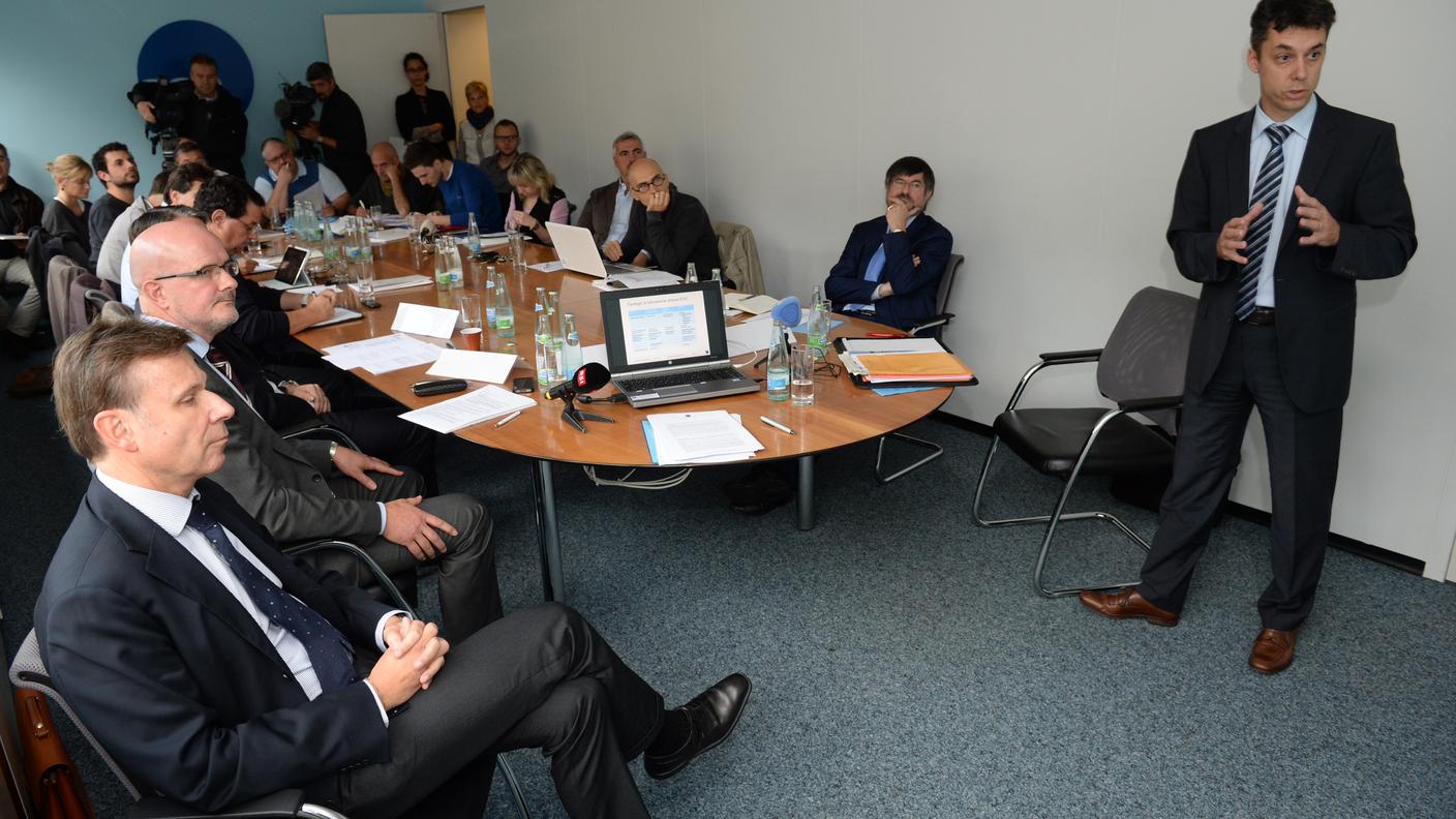 La conferenza stampa dell'EOC a Bellinzona 