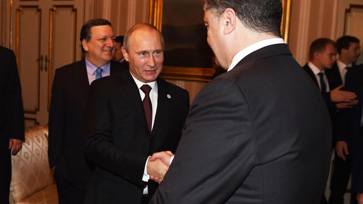 Putin e Poroshenko si sono incontrati venerdì mattina a Milano