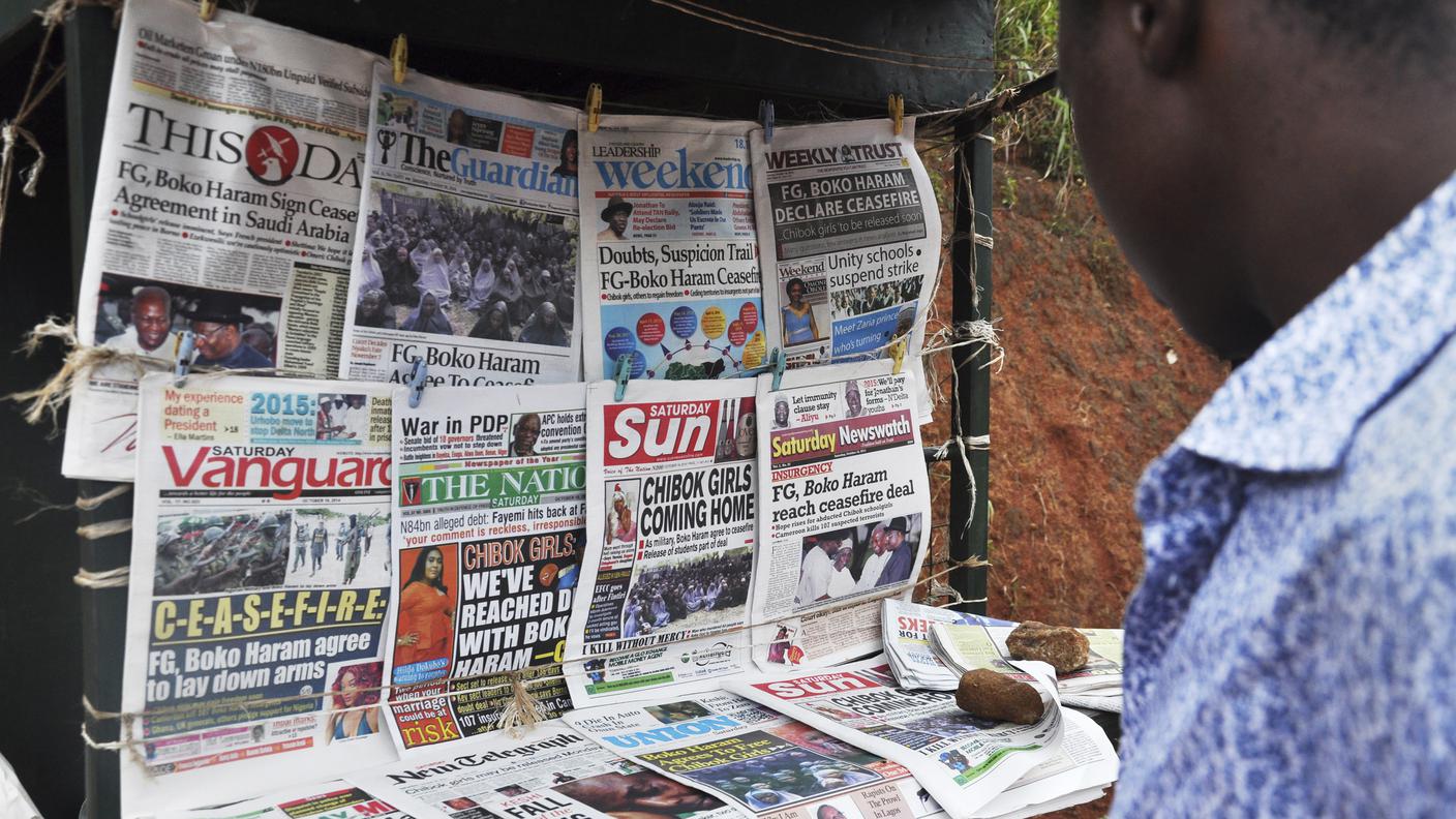 Sabato tutte le testate nigeriane hanno annunciato l'accordo