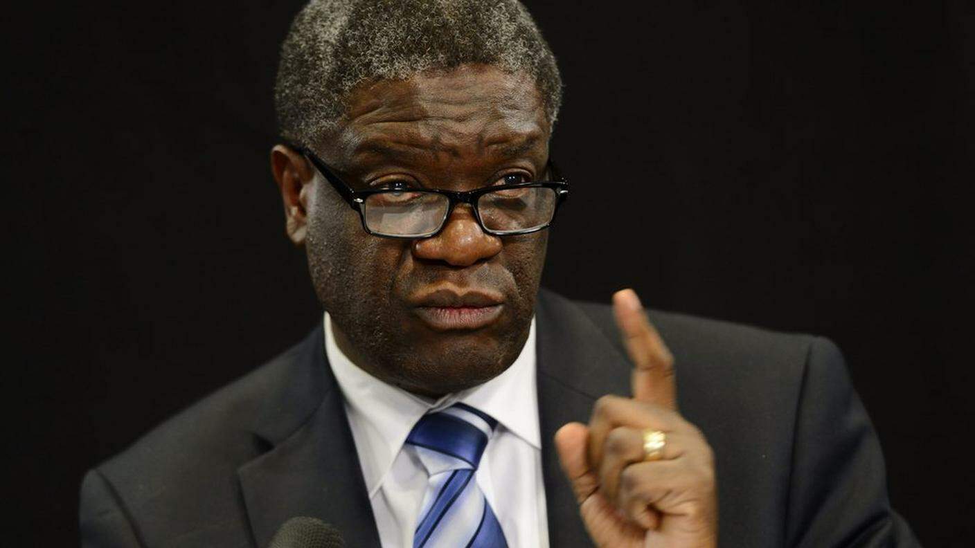 Denis Mukwege fotografato durante una conferenza nel 2012 a Stoccolma