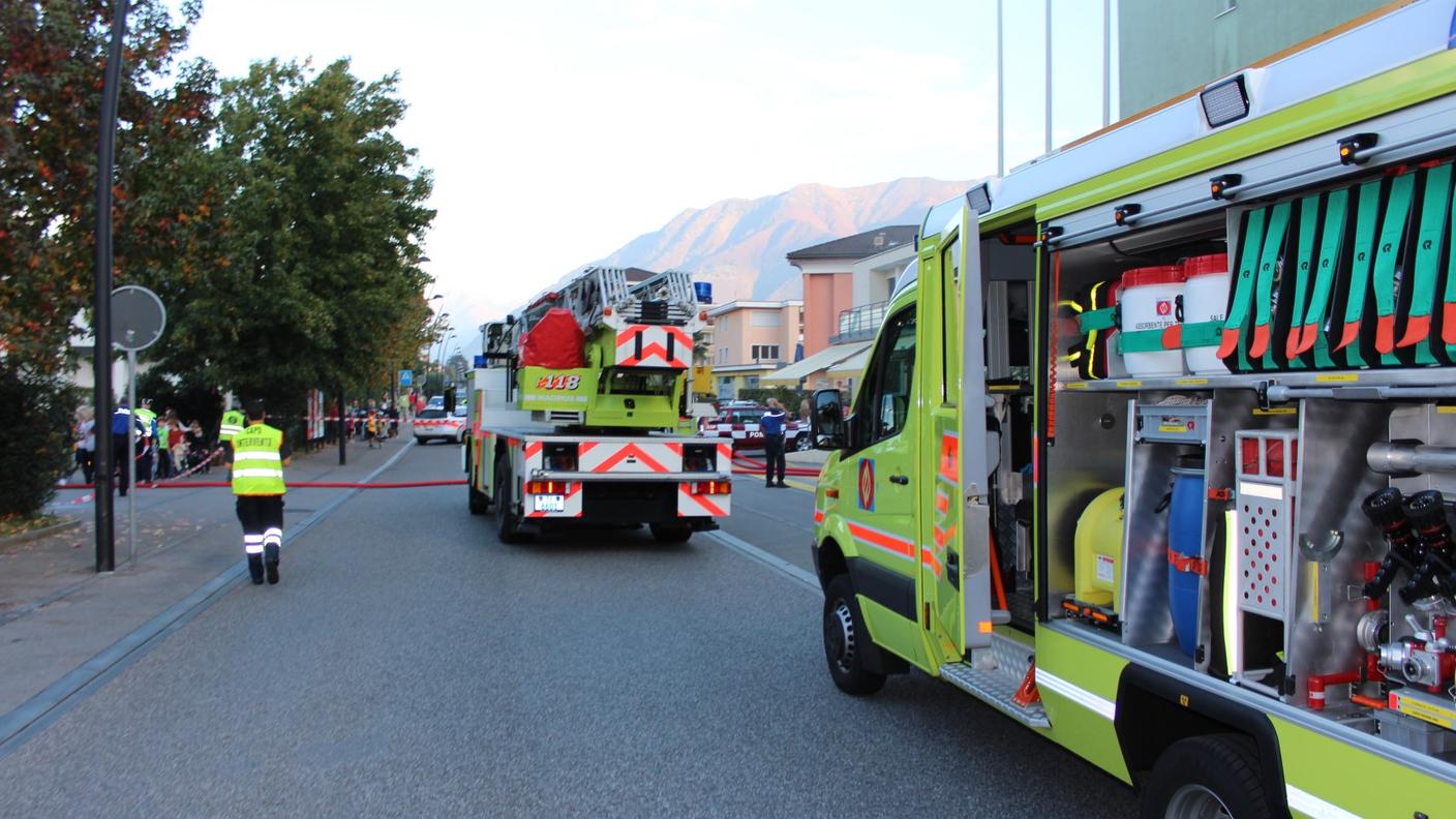 Un incendio è divampato in un appartamento di via Muraccio ad Ascona