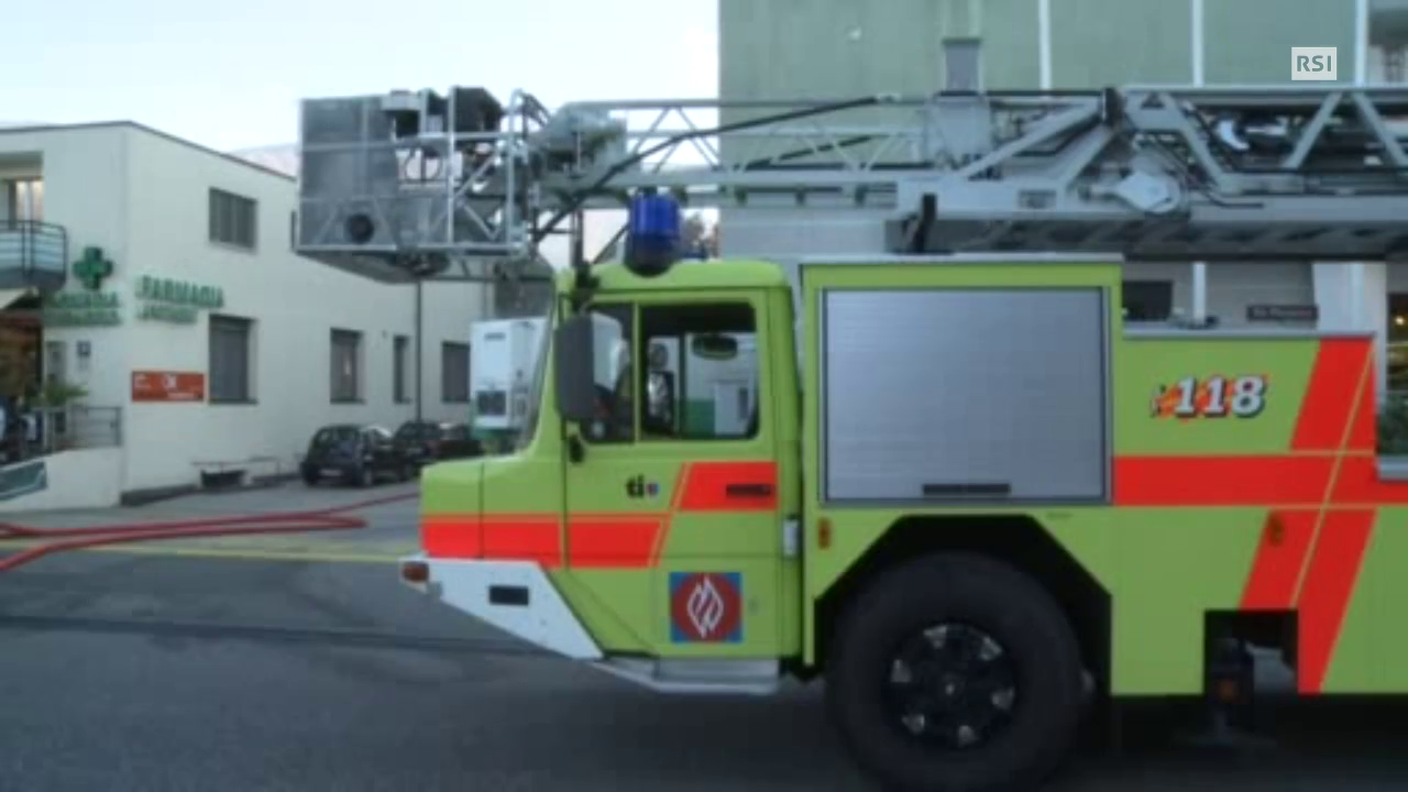 Video girato sul luogo dell'incendio