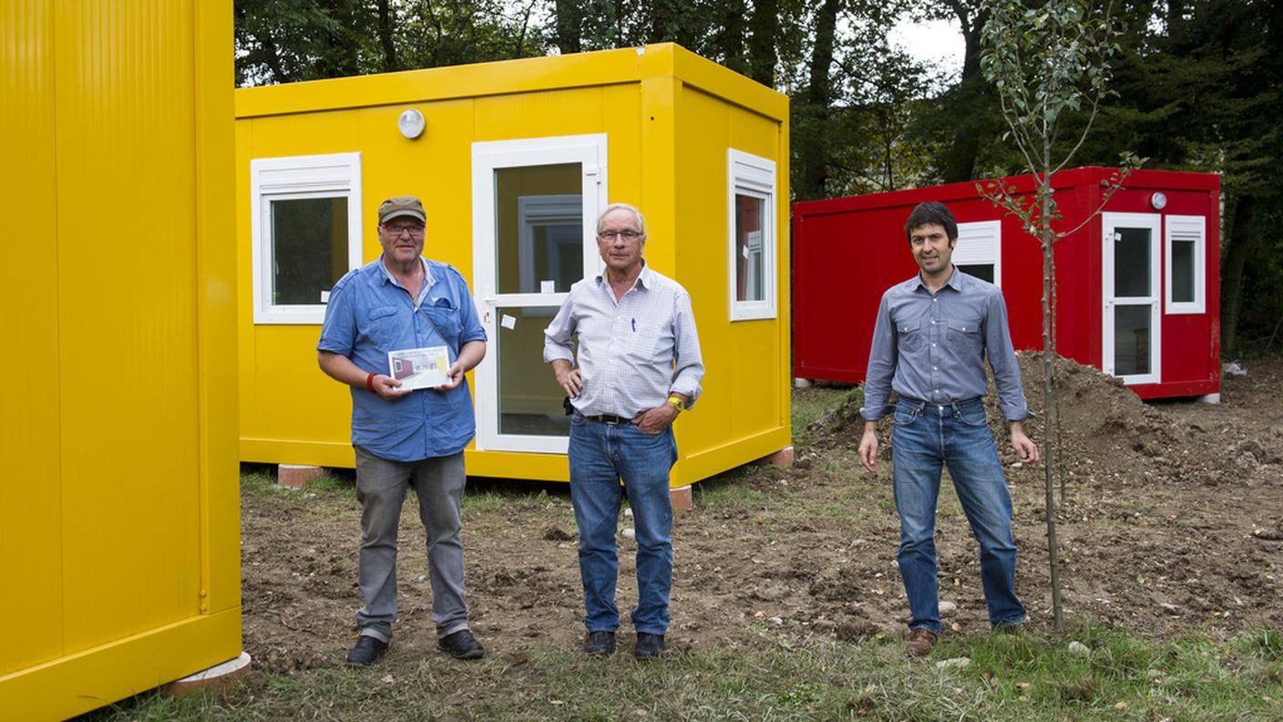 Ogni container ha bagno e cucina