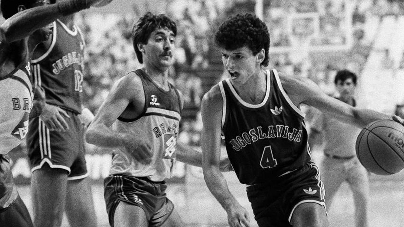 Con la maglia della Jugoslavia nel 1989