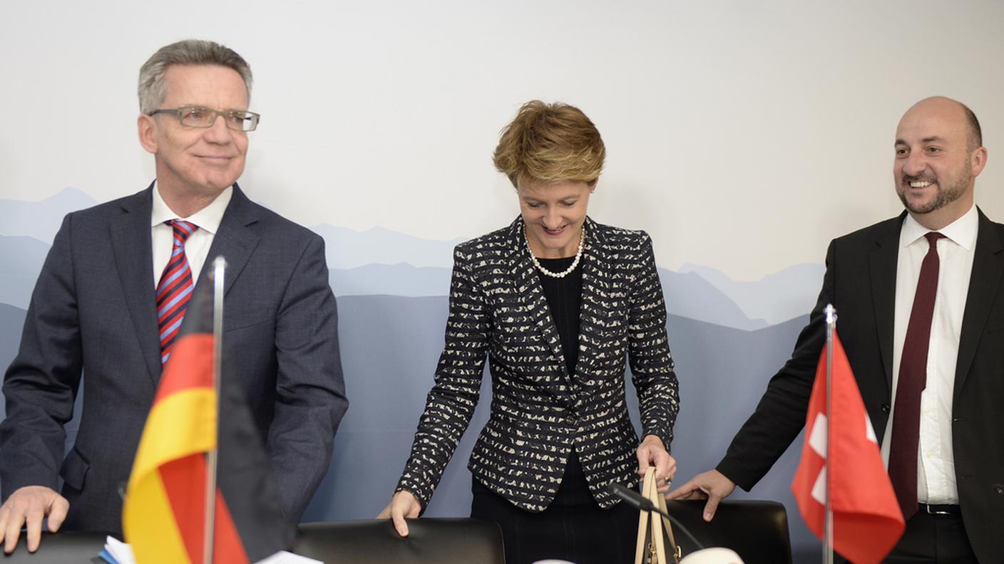 De Maizière, Sommaruga e Schneider