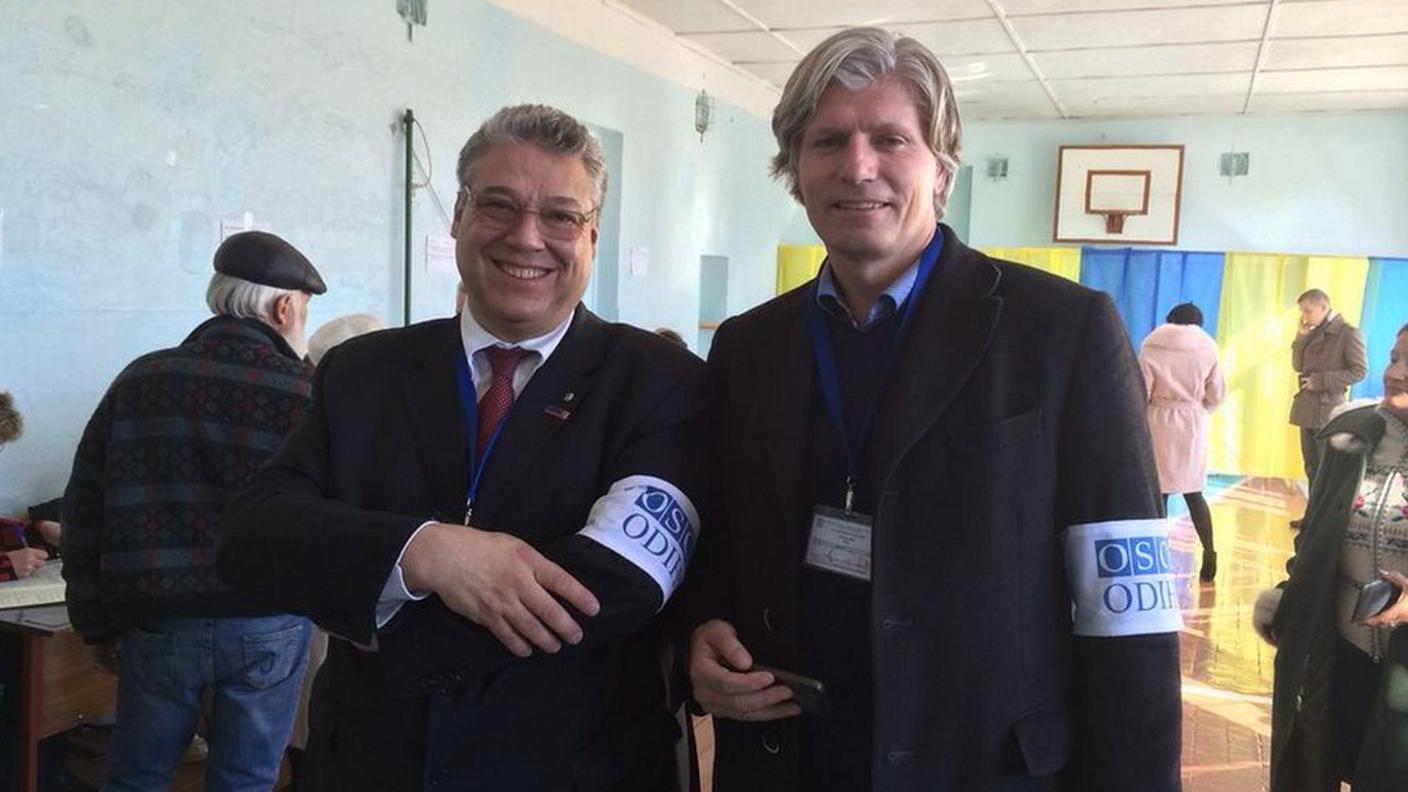 Lombardi ai seggi in Ucraina
