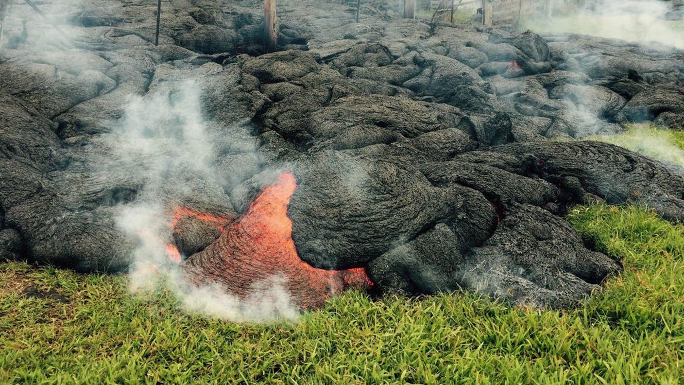 Lava nei terreni agricoli