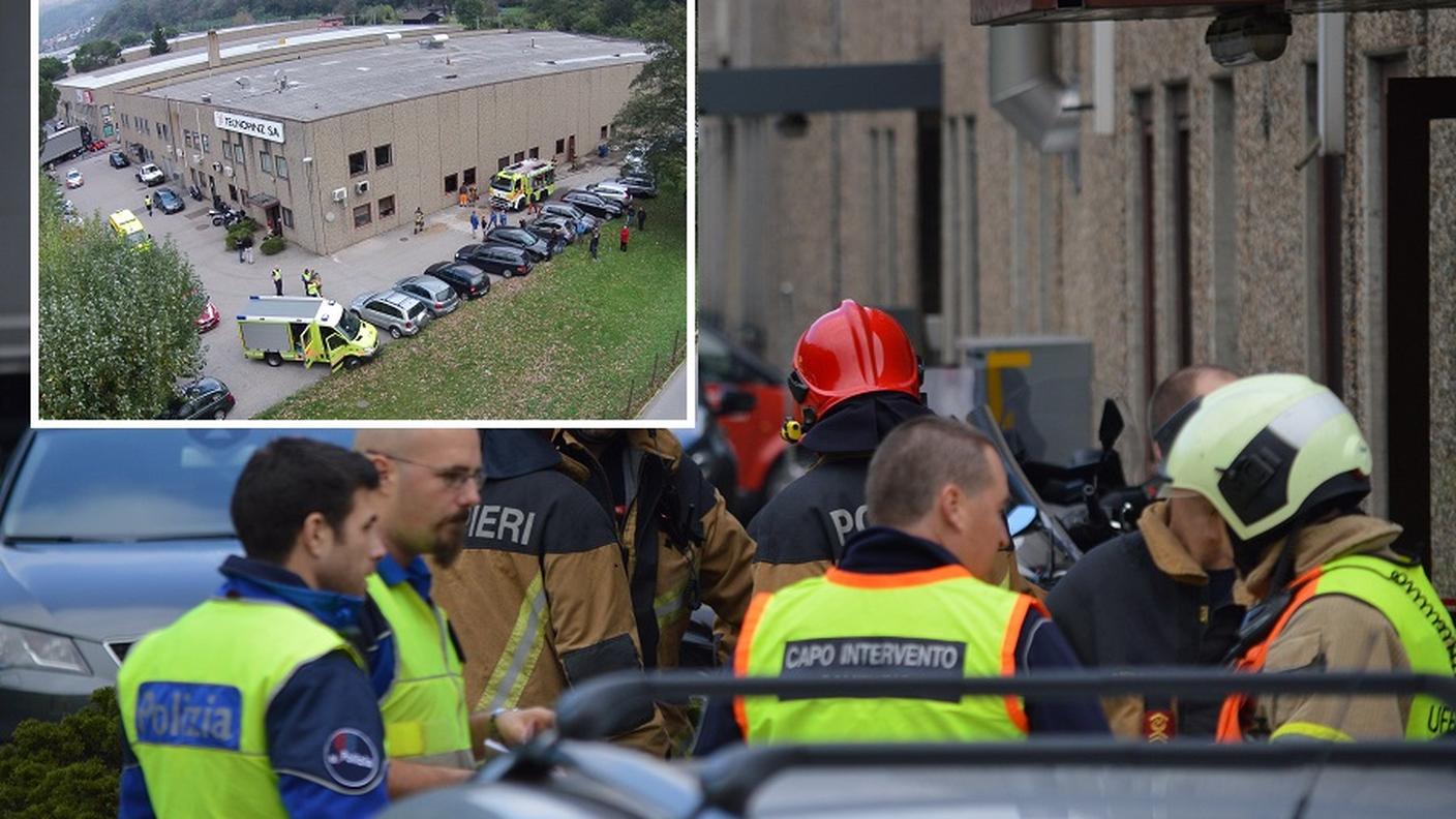 Sul posto ambulanze e pompieri