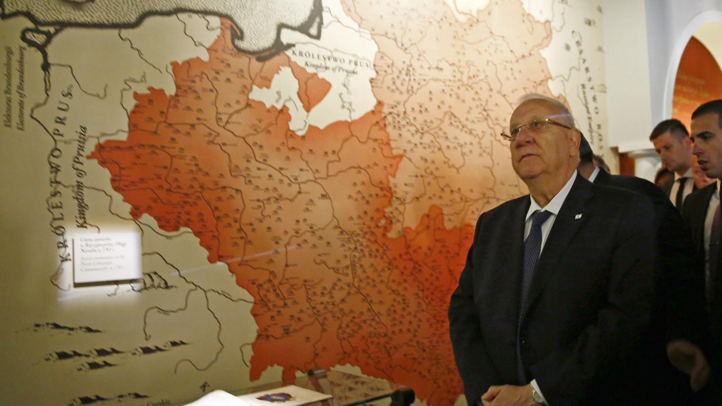 Il presidente israeliano Rivlin in visita al nuovo museo